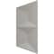 Ekena Millwork 11 7/8in. W x 11 7/8in. H Aberdeen EnduraWall Decorative 3D Wall Panel Covers 0.98 Sq. Ft. WP12X12ABGLN - alternate 2